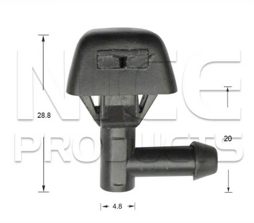 2x Windscreen Wiper Nozzle SprayerJet for Volvo S60 | 07/00 - 09/09