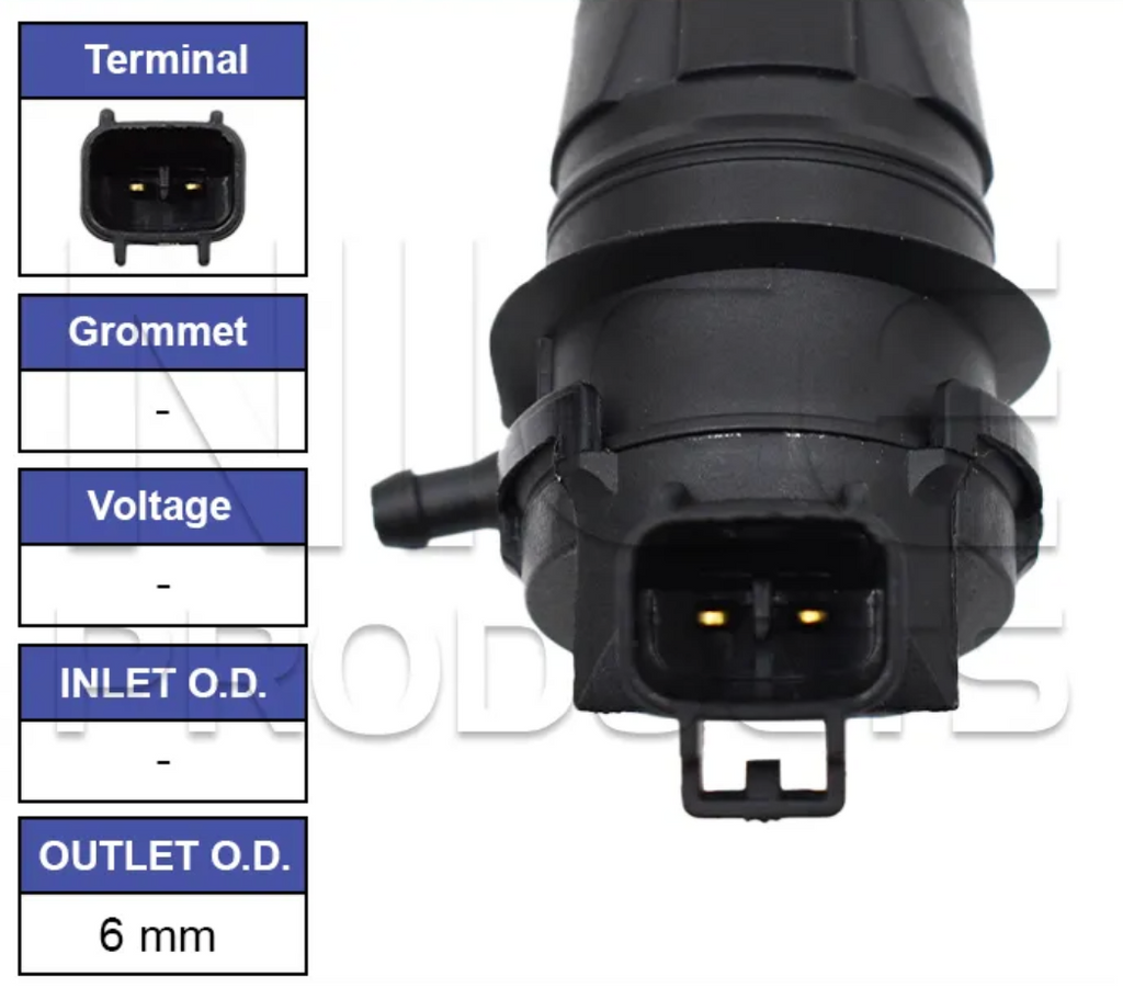 Rear Windscreen Washer Pump for Toyota RAV4 GSA33 (11/05 - 12/12)