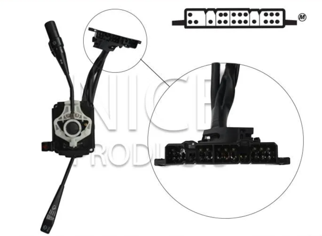 Headlight Indicator Wiper Combination Switch For Toyota Landcruiser 75 78 79