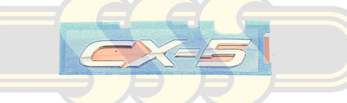 Genuine Mazda CX-5 Badge/Emblem Tailgate