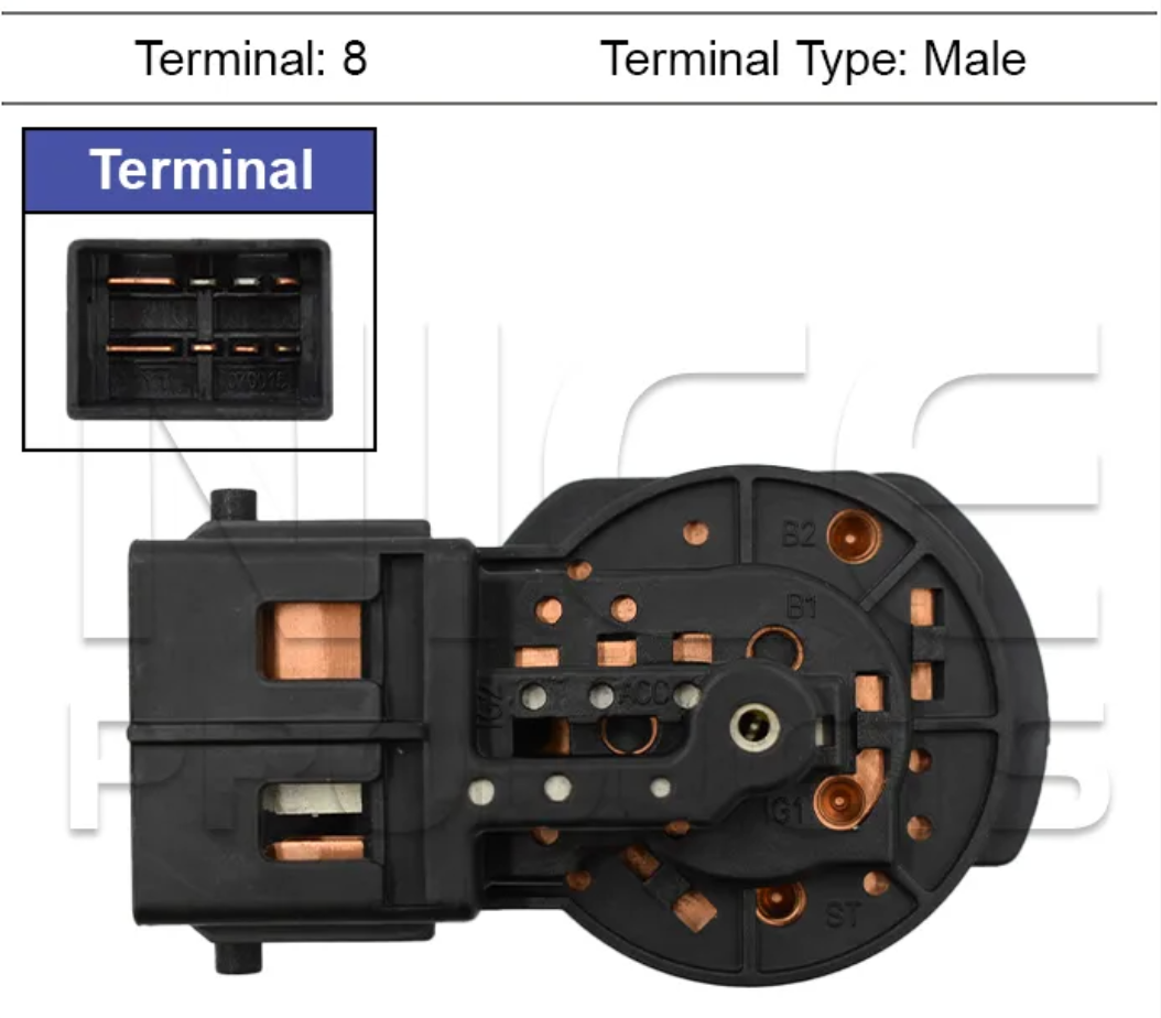 Ignition Switch for Mazda 3 BK (02/03 – 02/08)