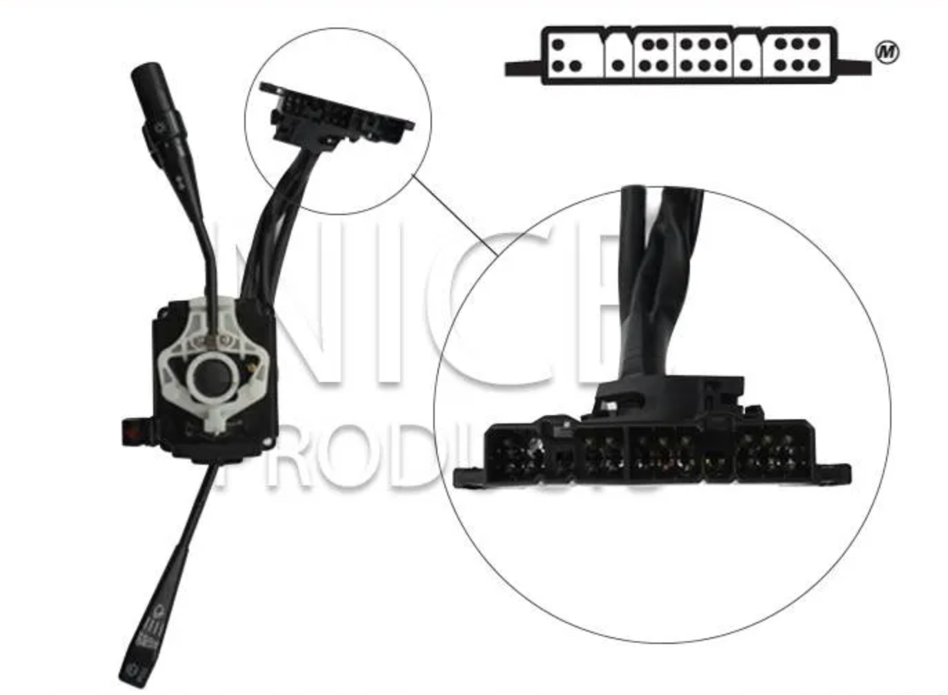 Headlight Indicator Wiper Combination Switch For Toyota Landcruiser 78 Series