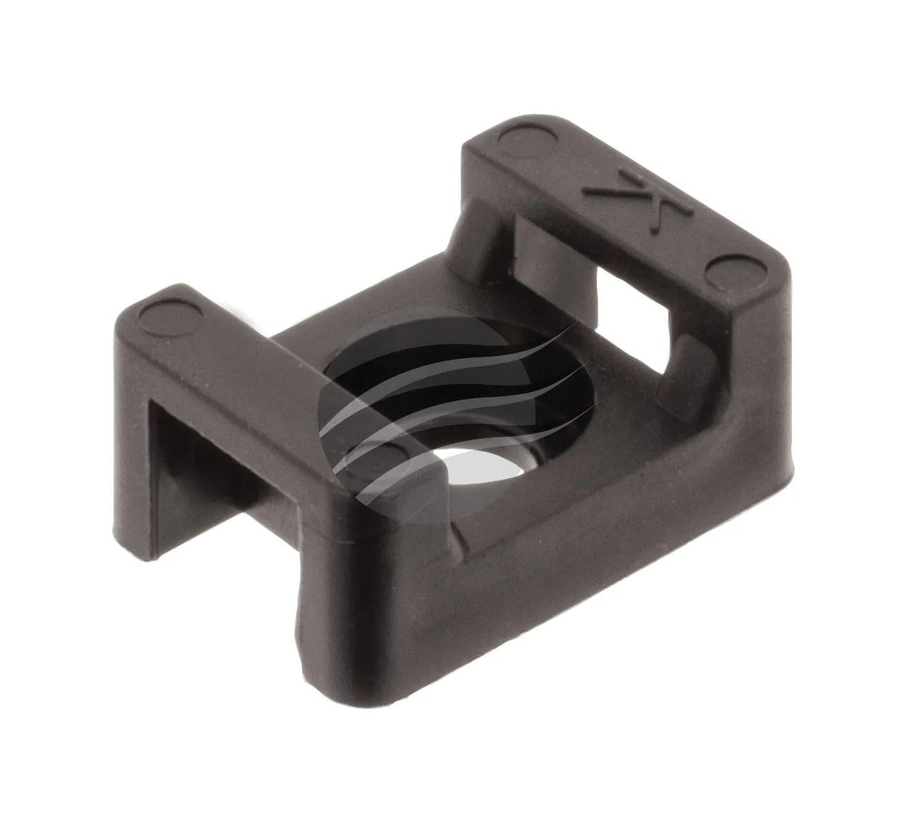10x - 10 CABLE TIE MOUNT SCREW DOWN H9.8mm x L23mm x W16mm
