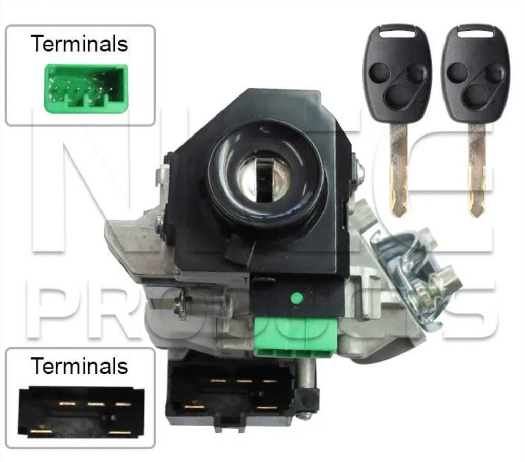 Ignition Lock and Switch Assembly for Honda Accord & Euro CL7-CL9 / CM