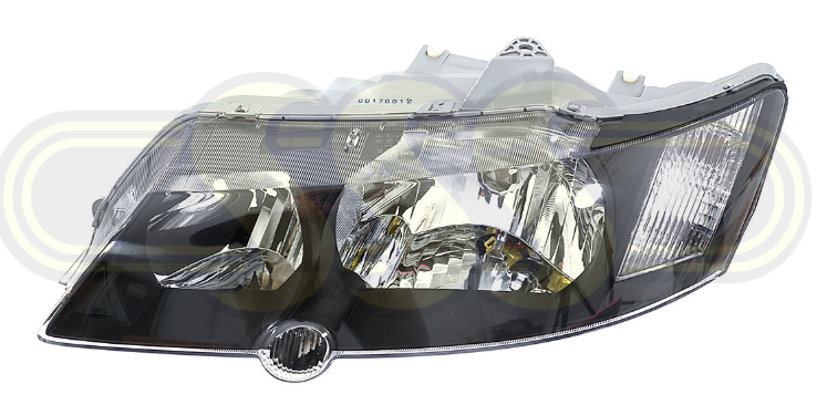 Holden Commodore VY SS SV8 Headlights Black LH + RH - NEW