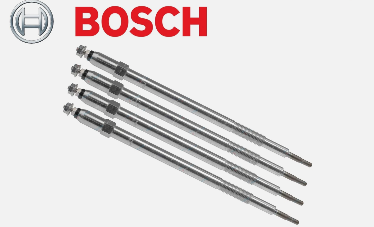 4x Genuine Bosch Glow Plugs for Patrol GU Y61 Turbo Diesel 3.0L