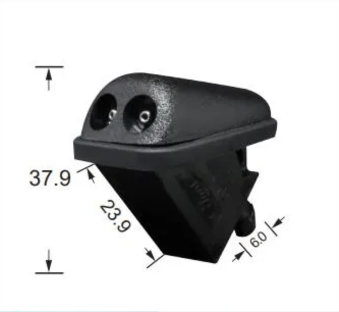 2x Windscreen Wiper Nozzle SprayerJet for Ford Focus LV | 05/07 - 06/11