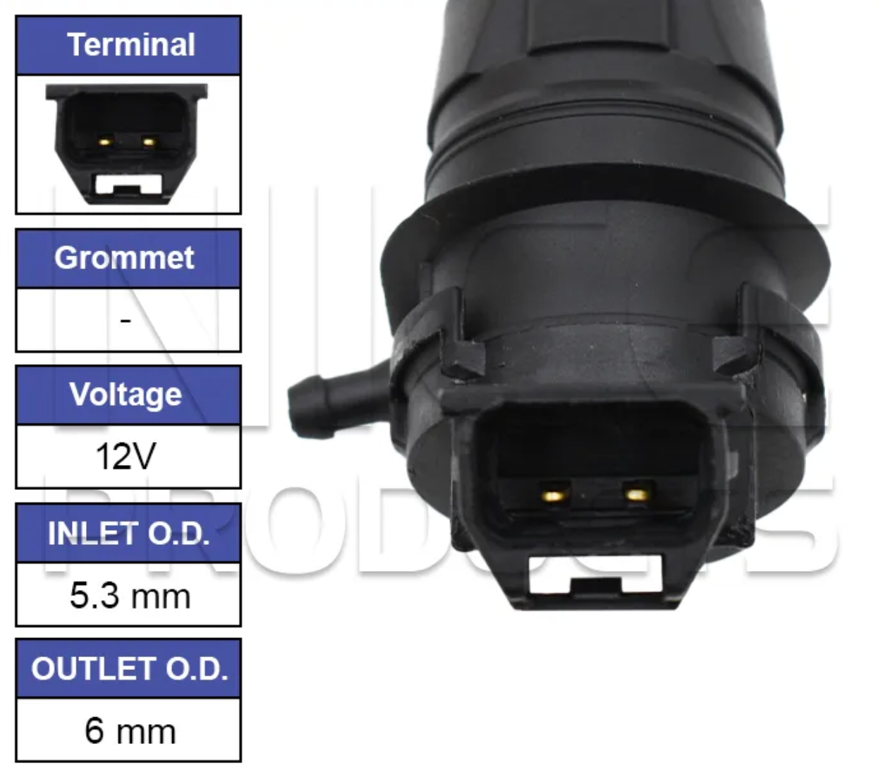 Front Windscreen Washer Pump for Mitsubishi Pajero NP (10/02 – 09/06)