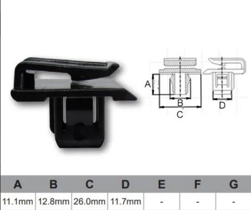 AF384-100 Trim Fasteners – Bag of 100
