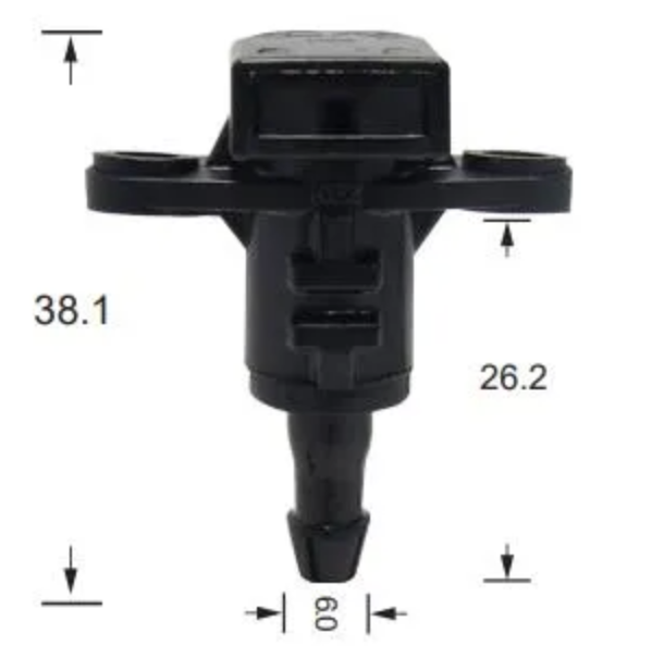 2x Windscreen Wiper Nozzle SprayerJet for Kia Rio JB | 06/05 - 12/15