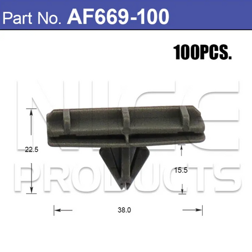 AF669-100 Trim Fasteners – Bag of 100