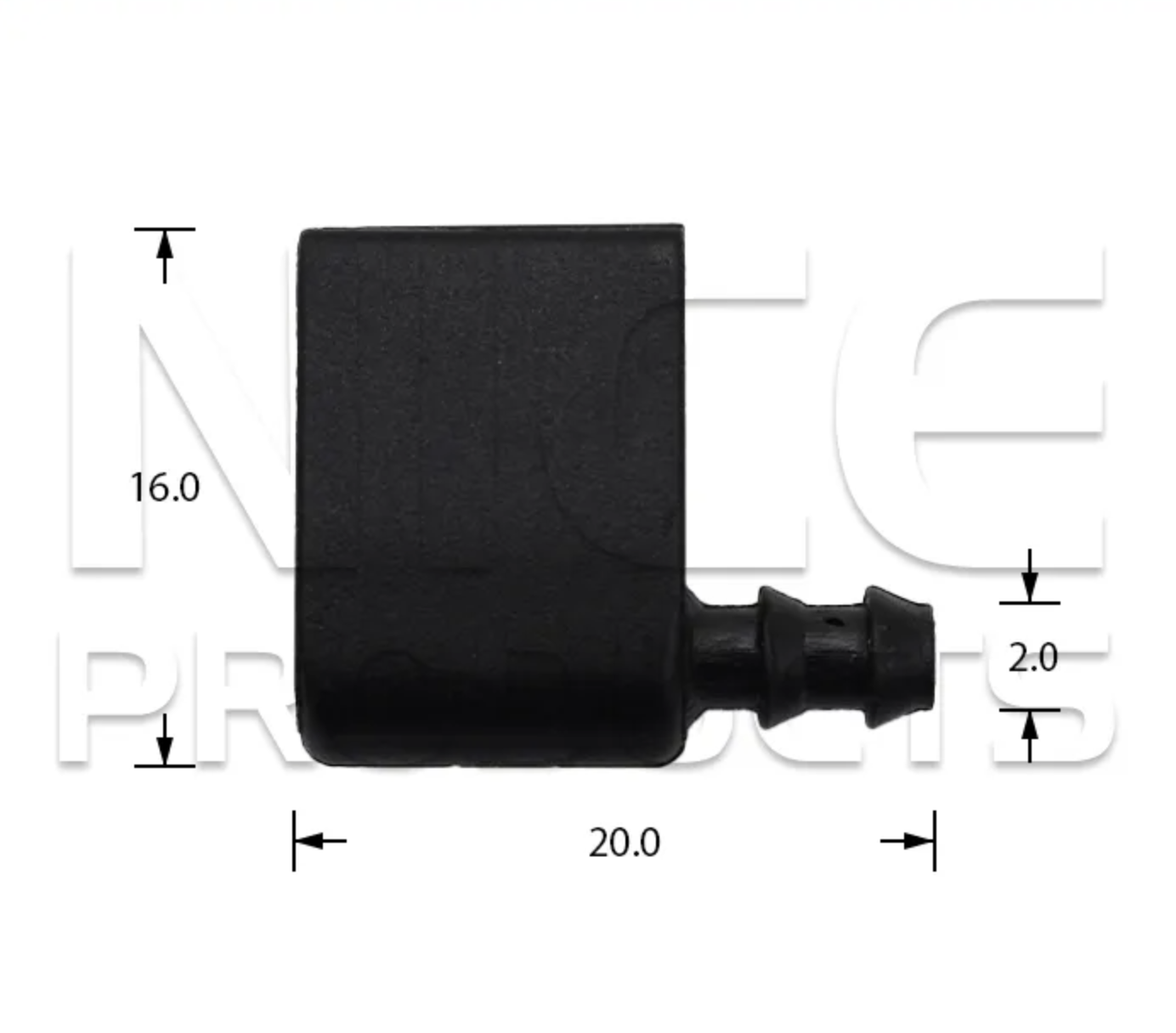 2x Windscreen Wiper Nozzle SprayerJet for Mercedes Sprinter W906 | 06/06 - 09/18