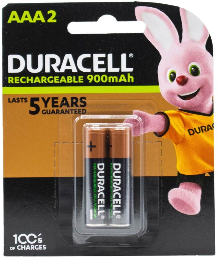 4x Duracell Recharge Ultra AAA Rechargeable Batteries