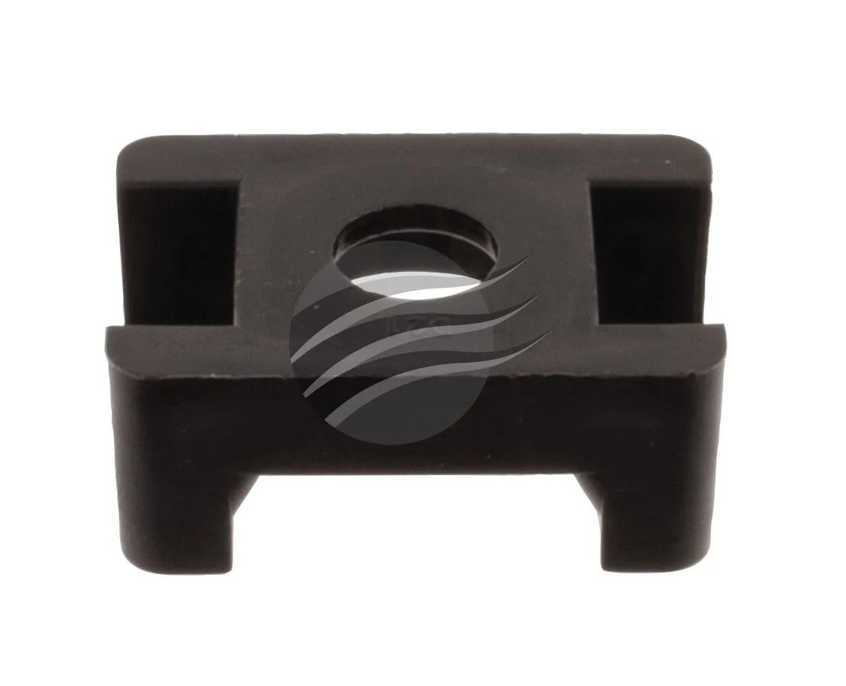 10x - 10 CABLE TIE MOUNT SCREW DOWN H9.8mm x L23mm x W16mm