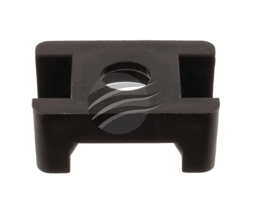 10x - 10 CABLE TIE MOUNT SCREW DOWN H9.8mm x L23mm x W16mm