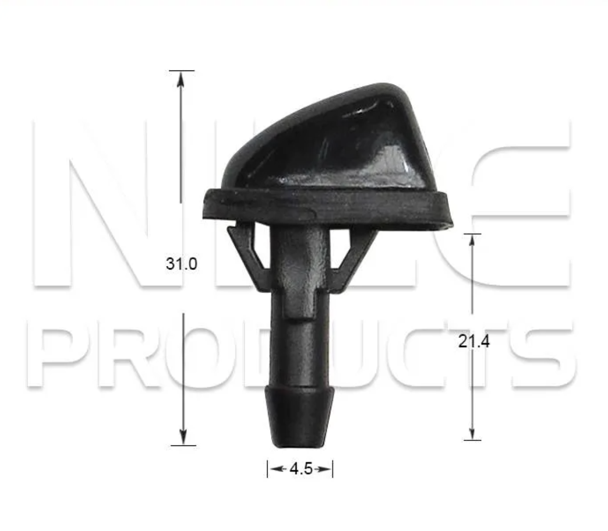 2x Windscreen Wiper Nozzle SprayerJet for Ford Falcon AU | 08/98 - 04/00