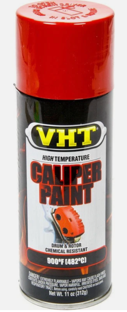 6 x VHT Brake Caliper & Rotors & Drums High Heat Paint Real Red SP731