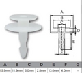 AF450-10 Trim Fasteners – Pack of 10