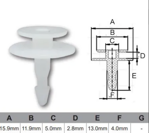 AF450-10 Trim Fasteners – Pack of 10