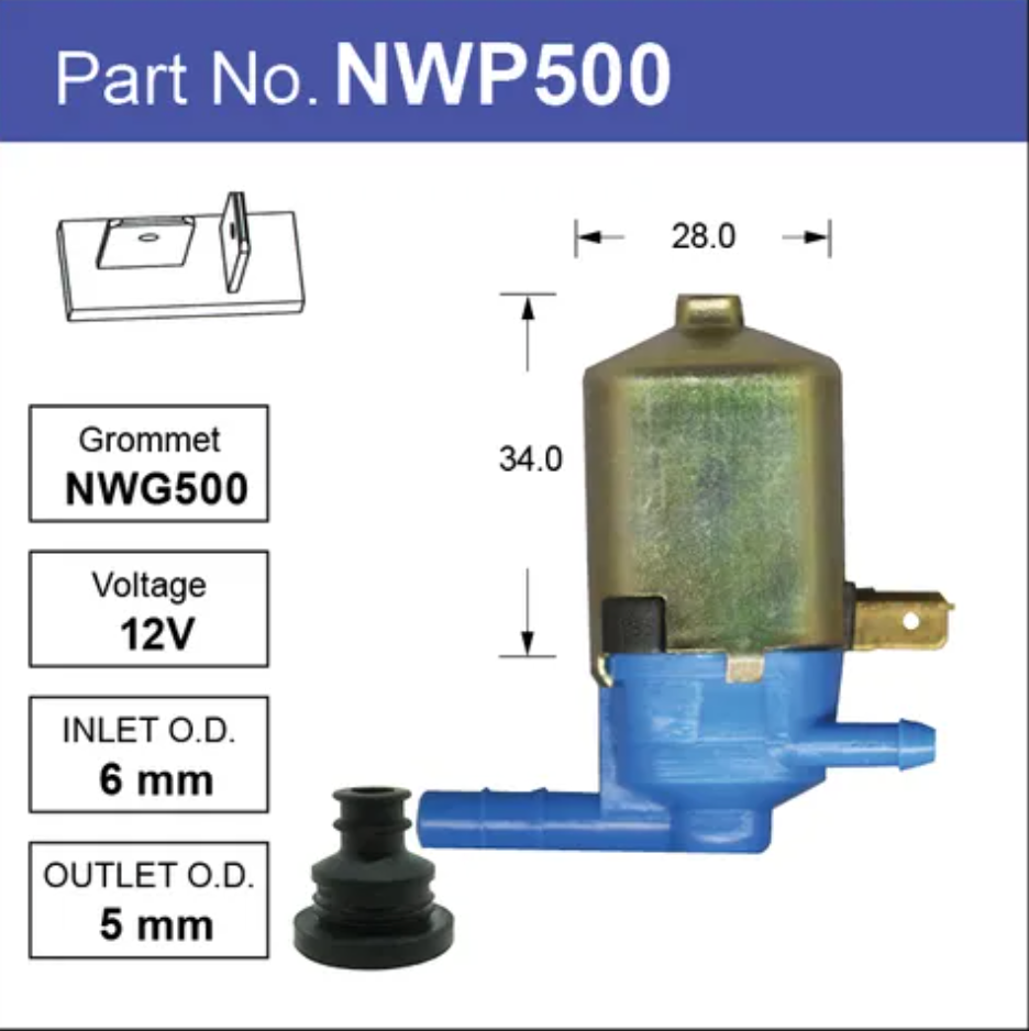 Pump Washer for OPG Bottle Alloy Ford & Holden Motor - Pump