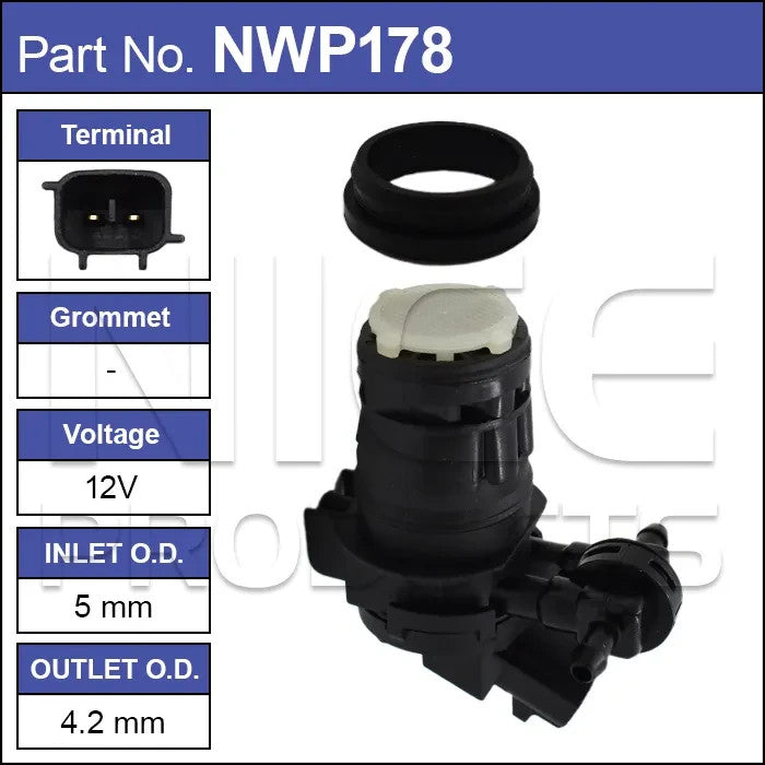Windscreen Washer Pump - NWP178