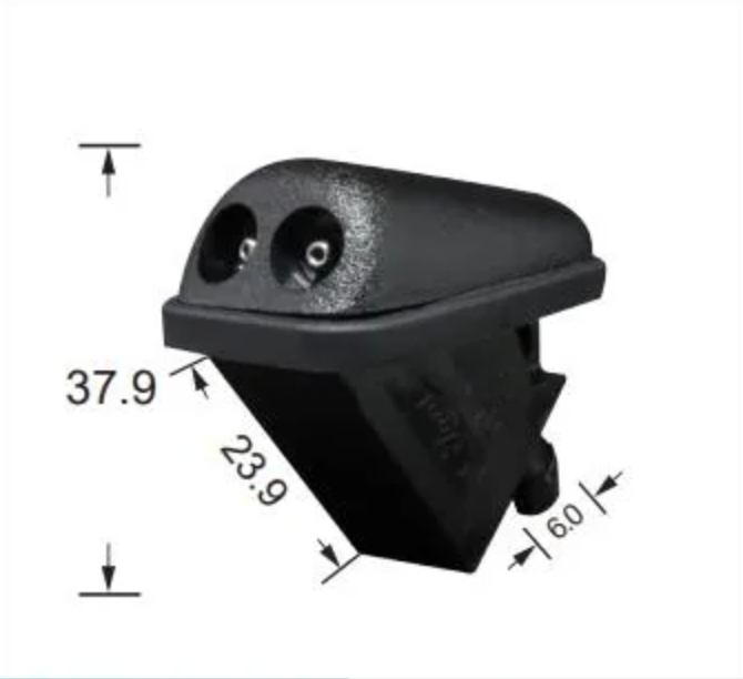2x Windscreen Wiper Nozzle SprayerJet for Ford Fiesta WP-WQ | 11/01 - 06/09