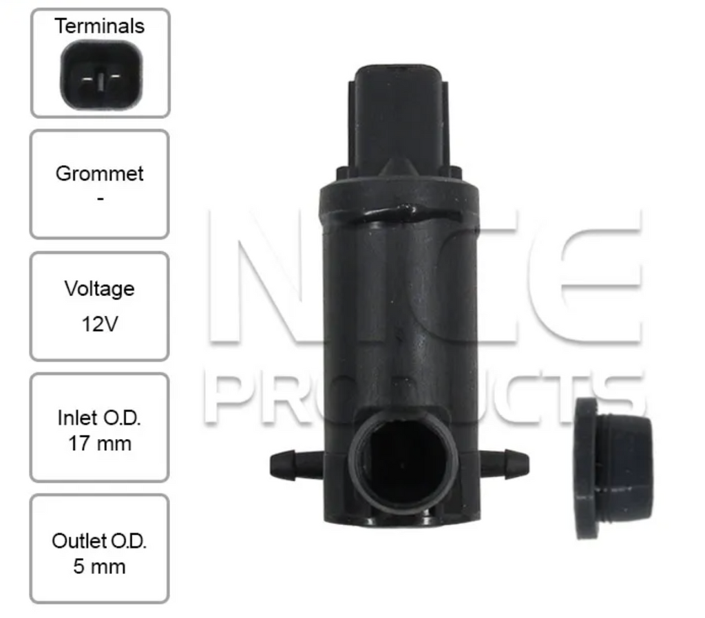 Front Windscreen Washer Pump for Mitsubishi Pajero QE-QF (01/15 – 2021)