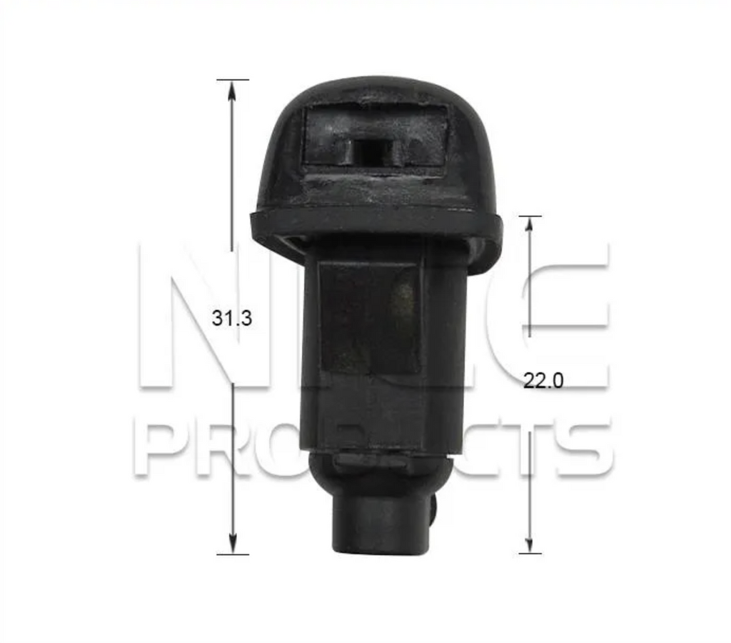 2x Windscreen Wiper Nozzle SprayerJet for Toyota Kluger MCU28 | 08/02 - 04/07