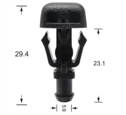 2x Windscreen Wiper Nozzle SprayerJet for Kia Sorento | 11/02 - 09/09