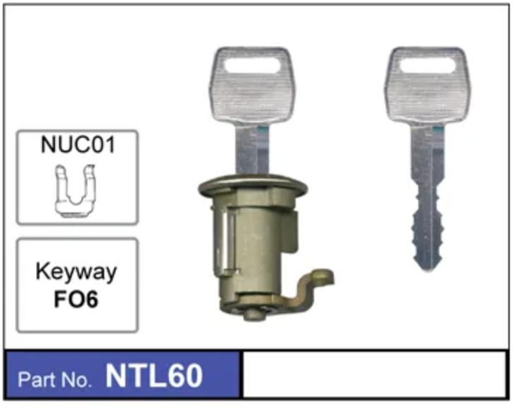 Tailgate Lock For Ford Falcon XD XE XF Station Wagon - NEW