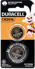 DURACELL Lithium CR2016 BATTERIES Original Sealed 4 Pack - NEW