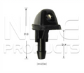 2x Windscreen Wiper Nozzle SprayerJet for Kia Sportage | 12/96 - 08/99