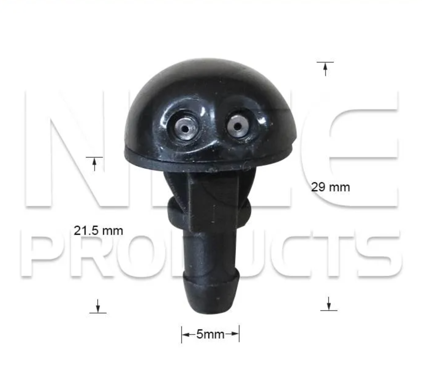 2x Windscreen Wiper Nozzle SprayerJet for Hyundai Sonata Y3 | 10/93 - 08/98
