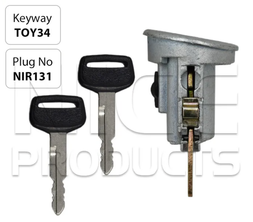 Ignition Barrel & Key suitable for Landcruiser FJ40 FJ45 FJ55 No Steering Lock