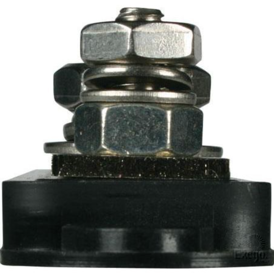 Negative Bus Bar 4 Stud Stainless Steel Marine or Automotive - 210 Amp