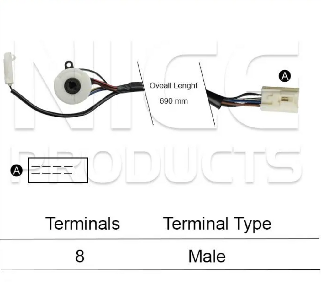 Ignition Switch for Toyota Dyna XZU402R-404R-410R-411R-412R-414R-424-430 (05/...