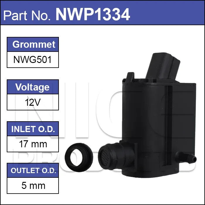 Windscreen Washer Pump - NWP1334