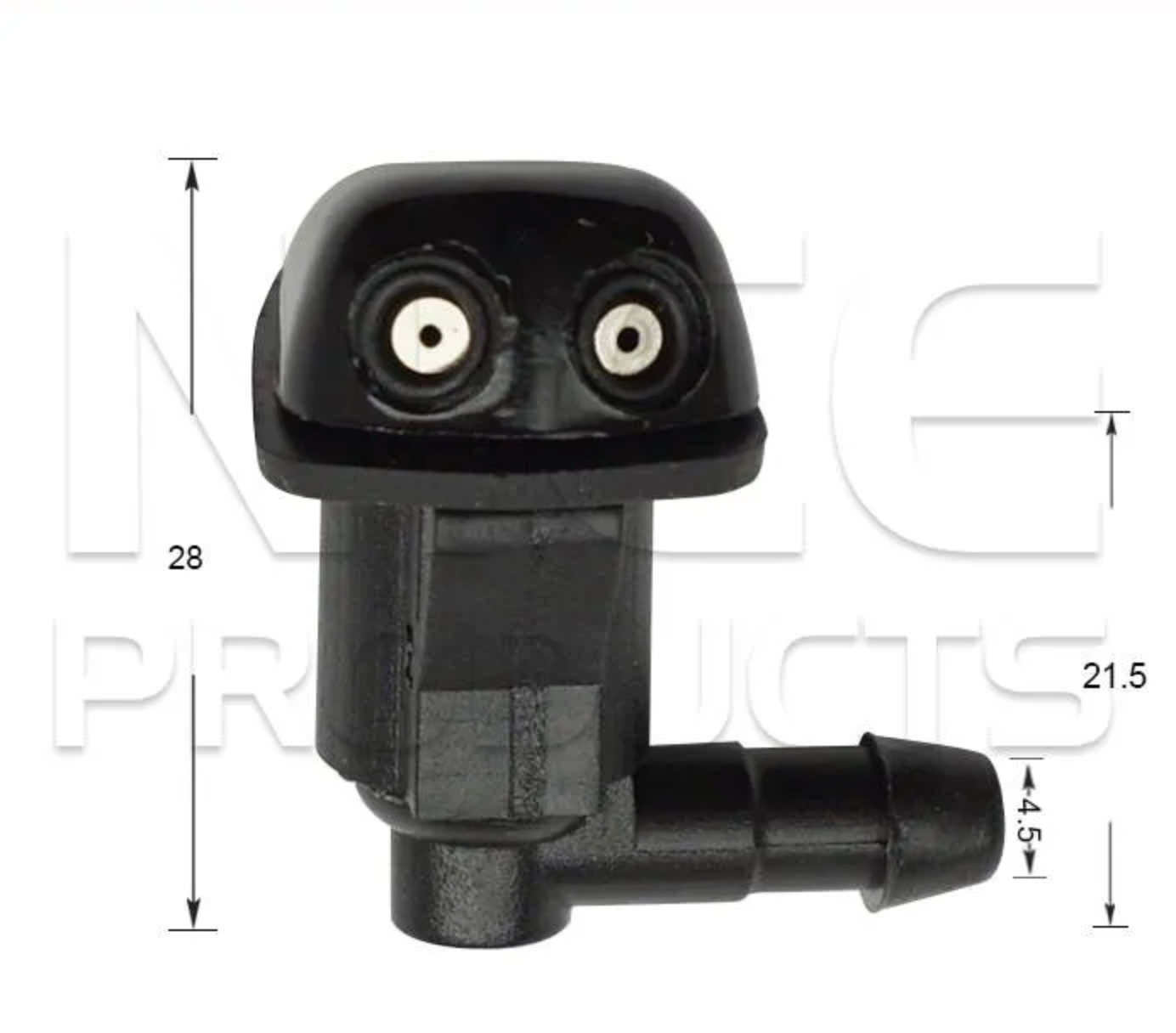 2x Windscreen Wiper Nozzle SprayerJet for Toyota MR2 | 1990 - 2005