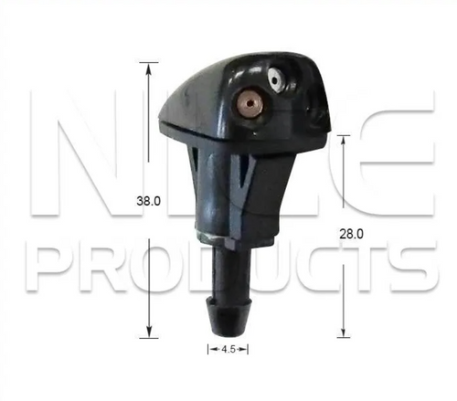 2x Windscreen Wiper Nozzle SprayerJet for Hyundai Elantra HD | 10/06 - 05/11
