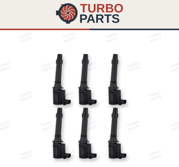  6 x NGK Iridium Spark Plugs & 6 x SWAN Ignition Coils for Ford Falcon BA XR6
