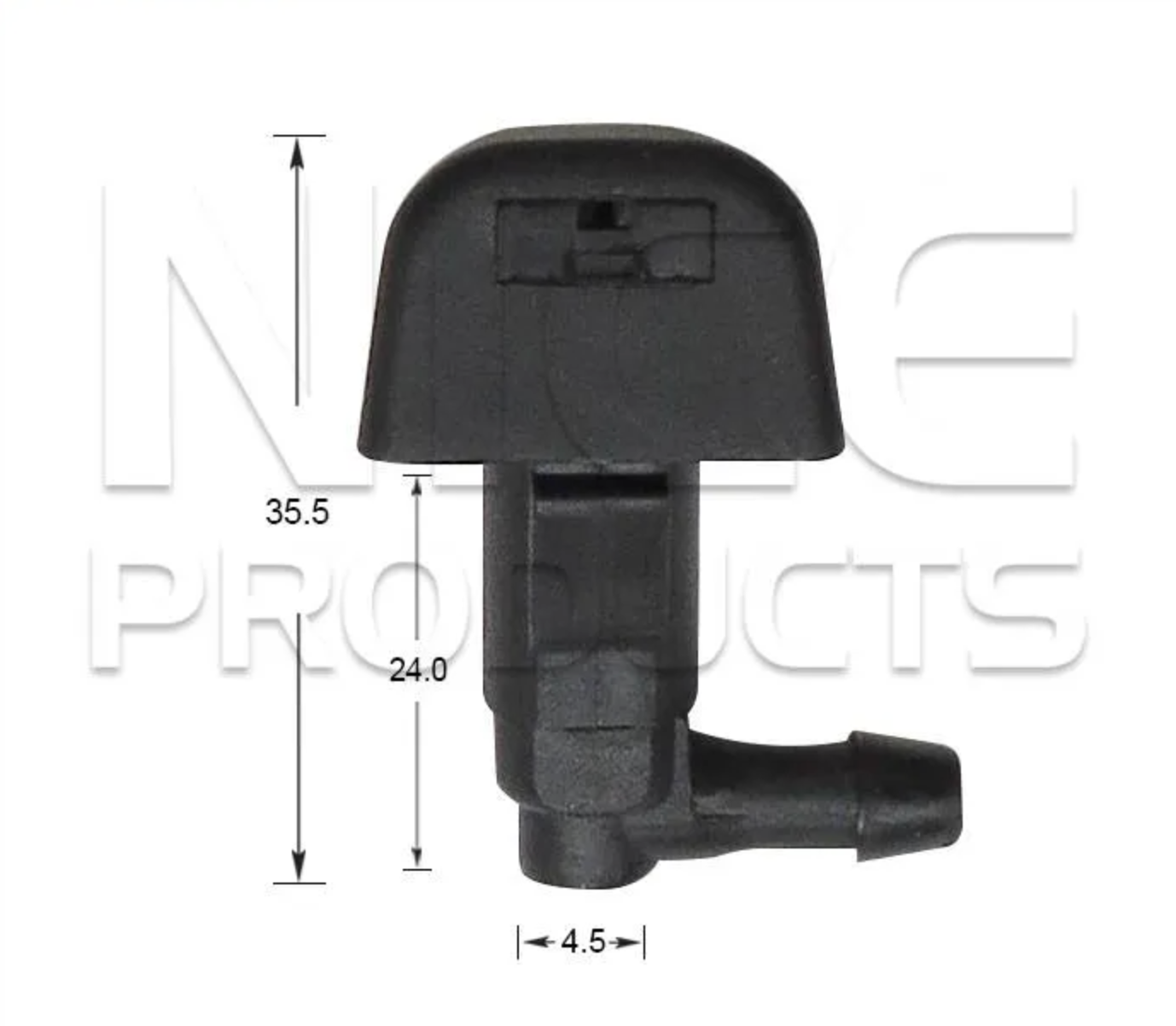 2x Windscreen Wiper Nozzle SprayerJet for Hyundai Tucson | 04/04 - current