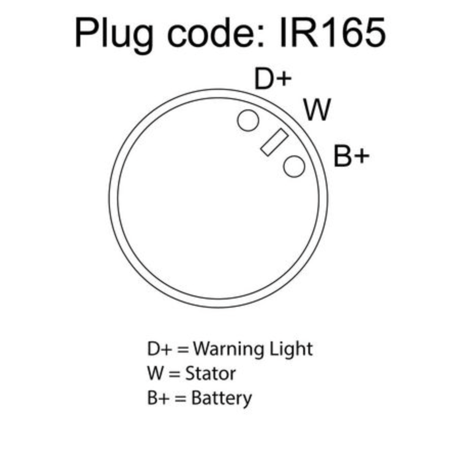 OEX Alternator 12V 65A (Lucas Style) LXA119