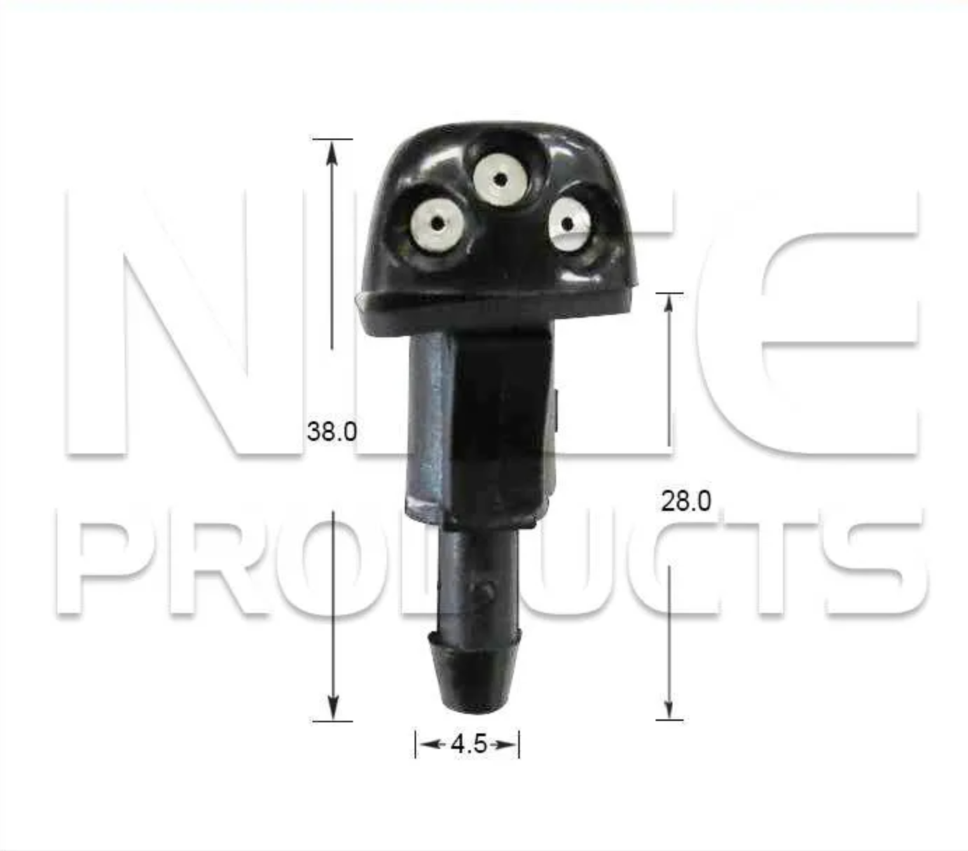 2x Windscreen Wiper Nozzle SprayerJet for Hyundai Elantra HD | 10/06 - 05/11