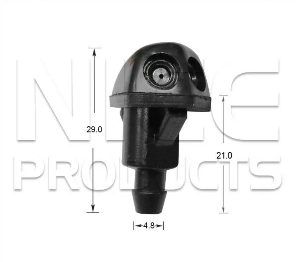 2x Windscreen Wiper Nozzle SprayerJet for Mazda 121 | 03/79 - 02/01