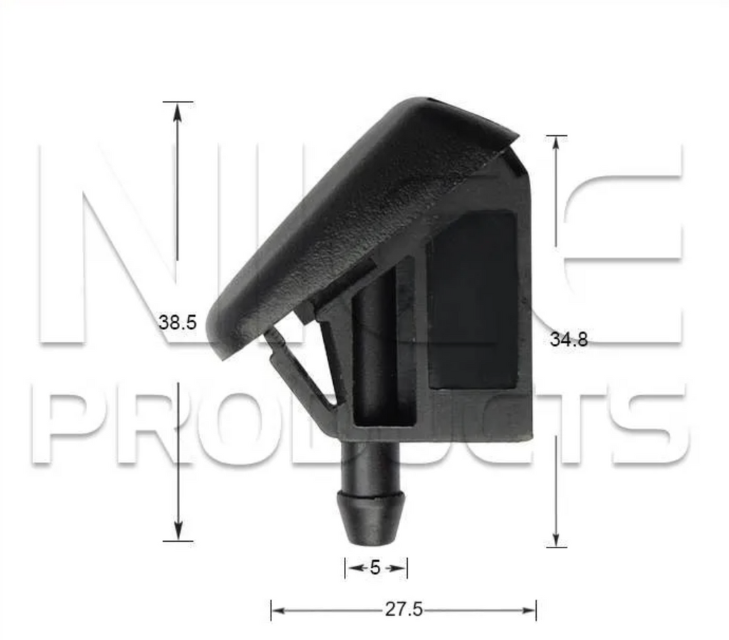 2x Windscreen Wiper Nozzle SprayerJet for Ford KA | 1999 - 2004
