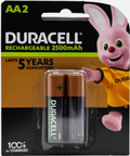 48x Duracell Rechargeable Batteries AA 2500 mAh - Genuine