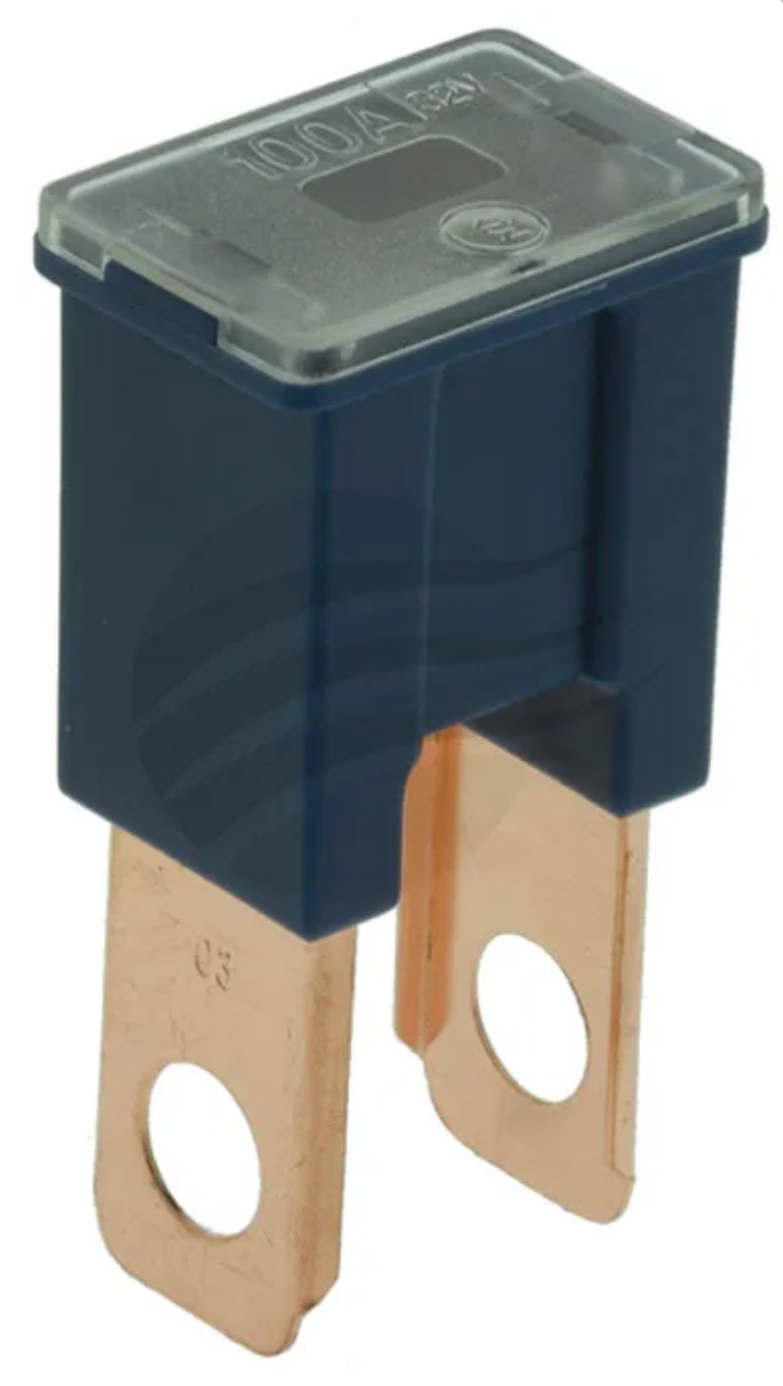 Jaylec MALE FUSIBLE LINK 100amp STRAIGHT BLUE - FL1100