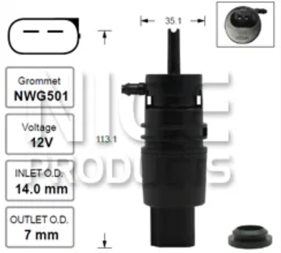 Front Windscreen Washer Pump for BMW 1 Series E82 E87 E88 1.6L 2.0L 3.0L 2004~10