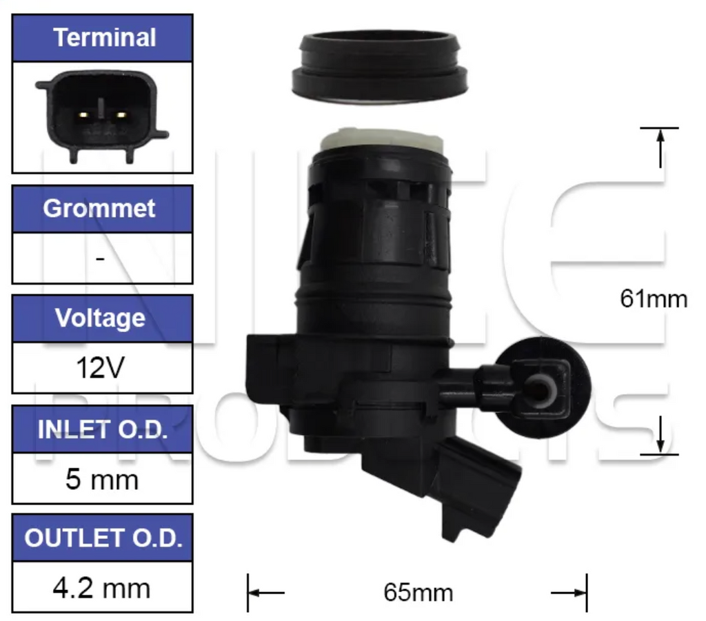 Front Windscreen Washer Pump for Mazda CX-5 KE-KF (02/12 – 2021)
