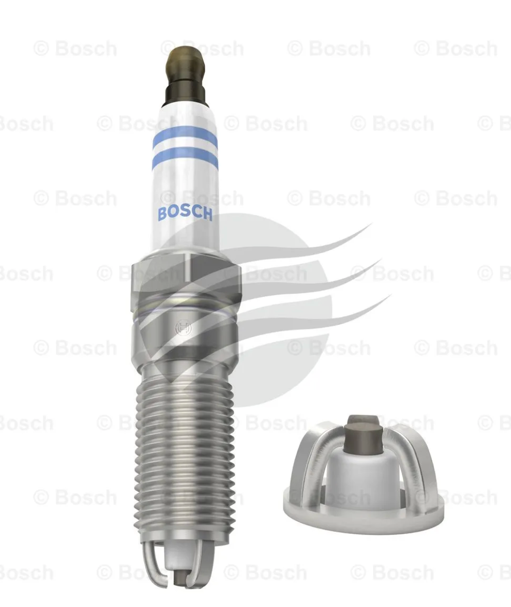 4x Bosch Resistor Plug fits Mazda CX-7 2.3 ER MZR DISI Turbo AWD - HLR8STEX
